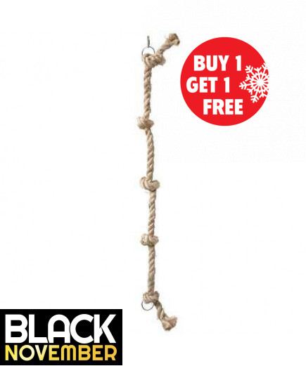 85cm Sisal Tarzan Climbing Rope Parrot Toy - Large - BOGOF